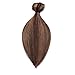 Double Weft 100% Remy Human Hair Clip in Extensions Highlight 14''-22'' Grade 7A Quality Full Head Thick Long Soft Silky Straight 8pcs 18clips (18 Inch 140g,#4/27 Medium brown/Dark Blonde)