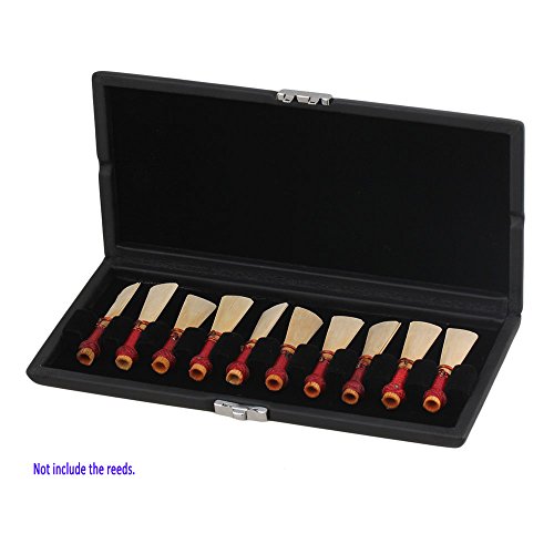 365invent Black Bassoon Reed Holder Bassoon Reed Case for 10 reeds