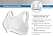 Glamorise Women's Plus Size Bounce Full-Support Sport Bra, Soft Grey, 36G
