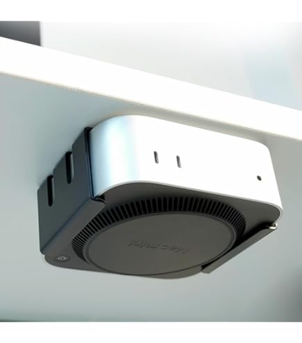 Mac Mini Mount Bracket - VESA Compatible Under Desk/Wall Mount For M1 M2 Models