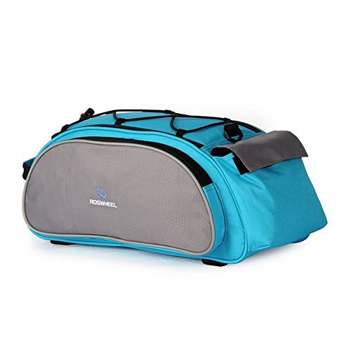 Meanhoo Bicycle Handlebar Rear Seat Trunk Bag Handbag Pannier Bicycle Pack Accessories Outdoor Activity - Blue