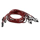 uxcell® PC Case Mainboard Power on/off Push Button Switch Connector Cable 5pcs