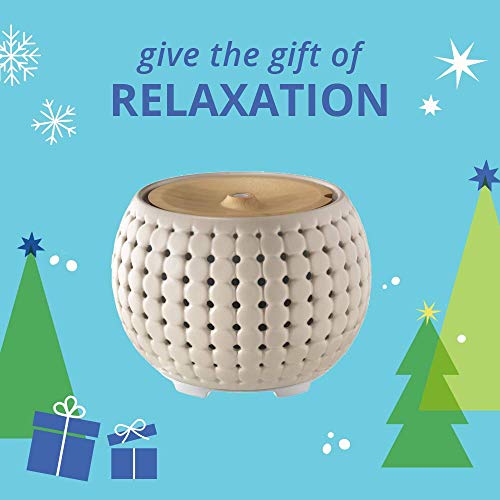 Ellia , Gather Ultrasonic Aroma Diffuser , Grey , Ceramic & Wood