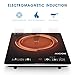 Aicok Portable Induction Cooktop, Sensor Electric Hot Plate with Ultra-Thin Design and Rapid Heat Technology, Digital Countertop Burner with Display Timer and Temperature