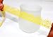 MassMall Cute Lace Flower Clear DIY Decorative Sticky Paper Masking Adhesive Tape (Pink/Yellow/Blue)