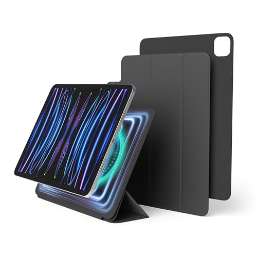 elago Case for iPad Pro 11 inch 4th, 3rd, 2nd Generation - iPad Case with Magnetic Attachment to Metal Materials, Compatible with Apple iPad Pencil and elago’s Pencil case (Dark Grey)