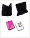 Yueton Aluminum Wallets - RFID Safe Card Guard Aluminum Compact Card Holder- Prints Available Hot Pink Polka Dots