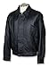 REED Men’s Luxury Leather Bomber Jacket – Genuine Leather American Style with Broad Shoulder Fit