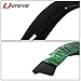 U-DRIVE Auto Tuxtured Steel Flat Style Fender Flares for 2007-2018 Jeep Wrangler JK (2/4 Doors), Off-Road Fenders for Jeep Unlimited JK Front Rear Flat (4pcs)