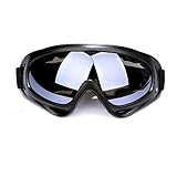 Motorcycle Goggles with Gray Lens- the Best Lens Absorb Harmful Rays