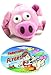 Playmaker Toys - Flying Screaming Flingshot Slingshot Animal Novelty Plush Doll Toy, Launches up to 50 Feet (Pig)