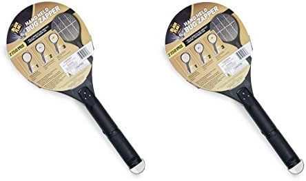 Black Flag Zapper Racket, Black Insect Killer Set of 2