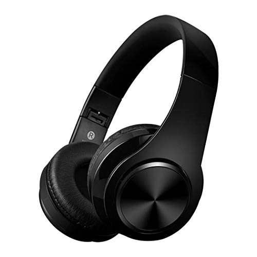 Onbio Bluetooth Headphones, Noise Cancelling Headphones Over Ear with Mic, Bluetooth 5.0 Foldable Stereo Wireless Headset Support FM TF Card Audio Line