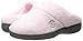 isotoner Women's Cozy Terry Hoodback Clog Slipper with Soft Memory Foam, Comfort Arch Support, and an Indoor/Outdoor Sole