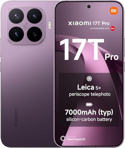 XIAOMI 17T Pro Smartphone 12+256GB Deep Violet 6.83 144Hz Display