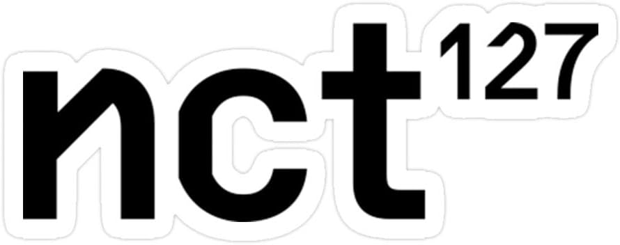 (3 PCs/Pack) Nct 127 Regular Irregular Basic Logo 3x4 Inch Die-Cut Stickers Decals for Laptop Window Car Bumper Helmet Water Bottle