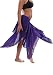 Miss Belly Dance Women's 4 Panel Chiffon Skirt