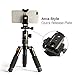 Ulanzi ST-05 All in 1 Phone Tripod Mount Adapter - Foldable Mobile Tripod Clipper Clamp with Hot Shoe/Arca-Style Quick Realease Plate Vertical Video Shooting Rig Compatible for iPhone Xs XR X Huawei