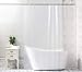 Ryhpez 3D Shower Curtain with Stainless Hooks - Water Cube Effect, Waterproof Bath Curtain EVA Shower Liner - 72x72 Inches, Clear