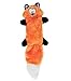 ZippyPaws Zingy Fox - Dog Toys no Stuffing, Squeaky Plush Dog Toy for Small & Medium Dogs, Interactive Puppy & Dog Chew Toys Without Stuffing for Boredom