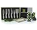 Zazza Premium 6-Piece Cheese Knife Set PLUS 5 Cheese Markers Set 2 Soapstone Chalks with Gift Box Perfect for Charcuterie Boards Wine and Cheese Parties