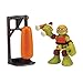 Teenage Mutant Ninja Turtles Pre-Cool Half Shell Heroes Dojo Michelangelo with Training Bag Action Figure