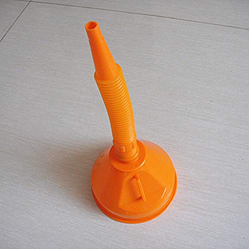 Autone Car Refueling Funnel with Filter Detachable Hose Gasoline Engine Oil Additive Motorcycle Farm Machine Use Anti-Leakage Filler Accessory