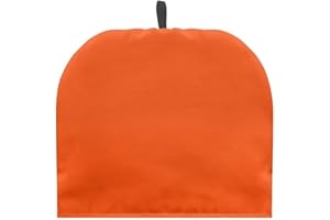 Horeset Orange Tea Pot Cozy Cover for Large Tea Pot Cozies,Decorative Insulated Tea Warmer Home Kitchen Decor Accessories 33X26.5cm Large Tea Cosy Gifts