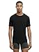 Kenneth Cole New York Men's Superfine Cotton Crew Neck T-Shirt, Black, Medium (Pack of 2)