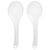 2Pcs Plastic Rice Paddle, 7.48 Inch Non-Stick Rice