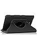 MoKo Samsung Galaxy Tab 4 8.0 Case - 360 Degree Rotating Cover Case for Samsung Galaxy Tab 4 8.0 Inch Tablet, BLACK (With Smart Cover Auto Wake / Sleep. WILL NOT Fit Samsung Galaxy Tab 3 8.0)