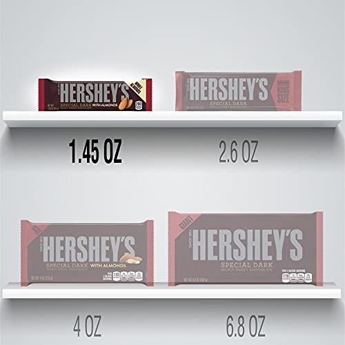 HERSHEY'S SPECIAL DARK Mildly Sweet Dark Chocolate with whole almond
