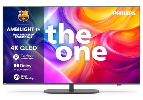 Ambilight 'The One' 55PUS9010 4K Smart TV - Pantalla de 55 Pulgadas con P5 Picture Engine Ultra HD, Titan OS, Dolby Vision y Sonido Dolby Atmos
