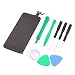 Black Front Housing LCD Display Touch Digitizer Screen Assembly + Home Button +Rear Camera Flex Cable For Iphone 5s