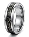 Tungary Jewelry 8mm Mens Tungsten Carbide Rings Wedding Engagement Band Camo Size 7-14