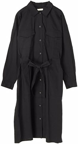 Amazon Co Jp アースミュージック エコロジー Earth Music Ecology アースミュージックアンドエコロジー ミリタリー ワンピース ブラック F 服 ファッション小物