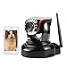 Wireless IP Camera, Nexgadget 720P WiFi Security Camera with Two-Way Audio, Motion Detection Built-in Alarm Jack, IR-CUT Night Vision, Baby Pet Video Monitor Nanny Cam, Home Surveillance Camera, Black