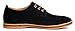 4HOW Mens Oxford Casual Shoes Black US 10