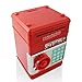 Safe Coin Bank For Kids - Authentic ATM Money Saver Keeps Cash, Toys, and Jewelry Inside Safe Inside - Auto Insert Bills and Electronic Password - Cool Piggy Bank Makes A Great Birthday Gift