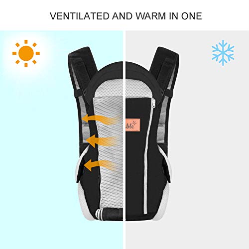 Bable Baby Carrier Ergonomic, Soft Carrier Newborn-for Baby 8-20 lbs-Baby Wrap Carrier Comfortable for All Seasons