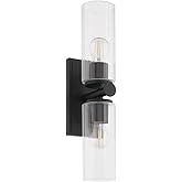 Quorum Lighting 540-2-59 Juniper Wall Mount, 2-Light 200 Total Watts, Matte Black