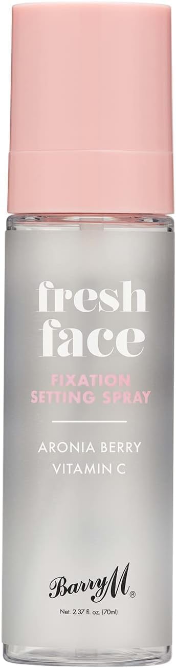 Barry M Fresh Face Fixation Makeup Setting Spray Aronia Berry Vitamin C Clear