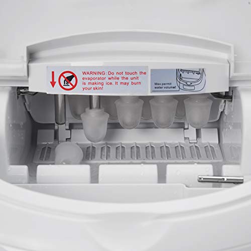 WOLTU Eiswürfelbereiter 150W Eiswürfelbereiter 20KG/24H Würfelbereiter 2,5L Eisbereiter Weiß EM02ws – Bild 7