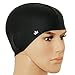 The Friendly Swede Silicone Swim Caps (2 Pack) (Black)
