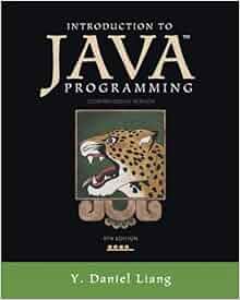 Introduction to Java Programming, Comprehensive Version (9th Edition ...