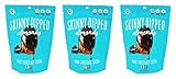 Skinny Dipped Almonds, Dark Chocolate Almonds Variety, 3.5oz, 5g plant based protein, Non GMO, gluten free, Cocoa/Espresso/Raspberry (Cocoa, Pack of 3)
