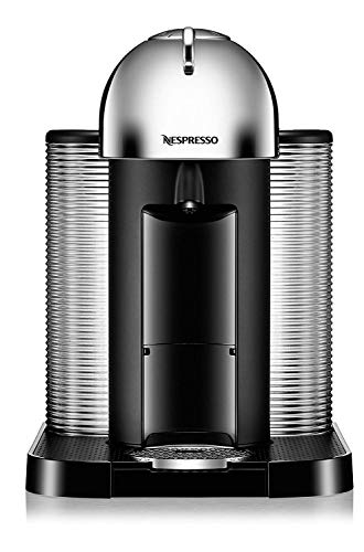 Nespresso Vertuo Coffee and Espresso Maker, Chrome with Aeroccino3 Milk Frother (Renewed) - Thumbnail 2