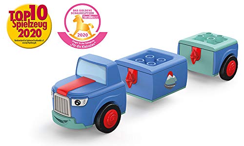 Toddys by siku 0103, Mio Mounty, 3-teiliges Spielzeugauto, Zusammensteckbar, Inkl. beweglicher Spielfigur, Hochwertiger… – Bild 3