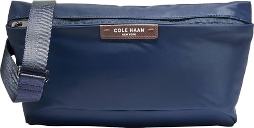 Amazon.com: Cole Haan Men's Judson Brushed Twill Crossbody, Black