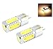 Bonlux 3.5 Watt 12 Volt GY6.35 G6.35 Bi-Pin JC Type LED Light Bulb T3/T4/T5 G6.35/GY6.35 Base JCD LED 35W Halogen Incandescent Replacement Bulb (Warm White, 2-Pack)